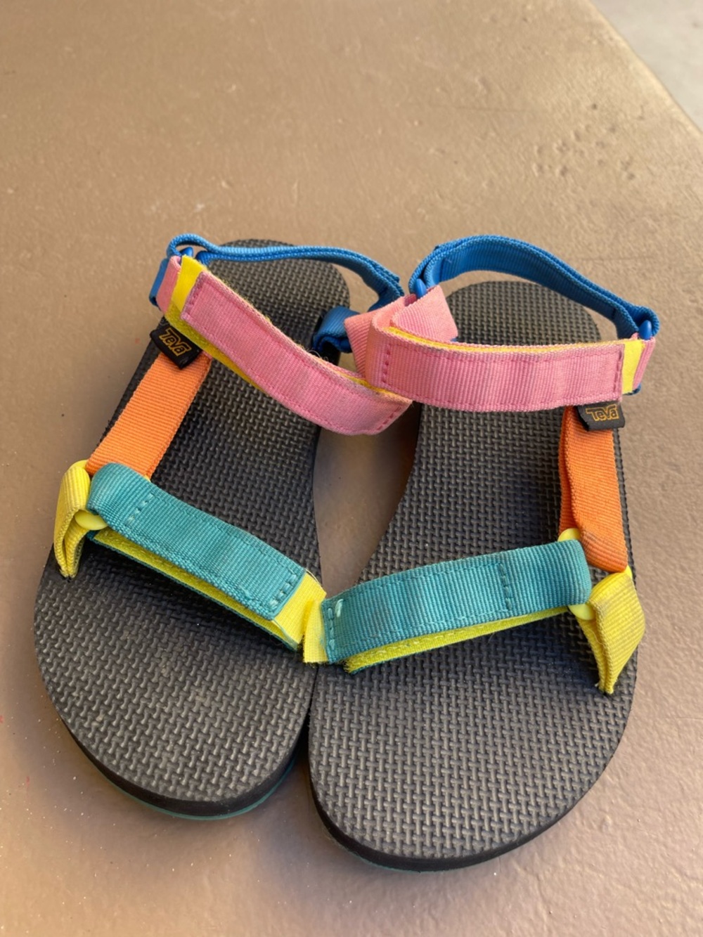 Teva Kids Multi-Color Adventure Sandals - size 2 little Kid